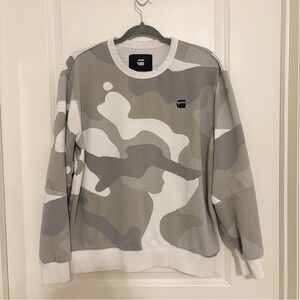 G-Star Raw Men's Camouflage Crewneck Sweater